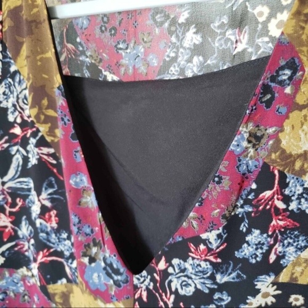 Bcbgeneration New Patchwork Floral Boho Dress Xs - image 5